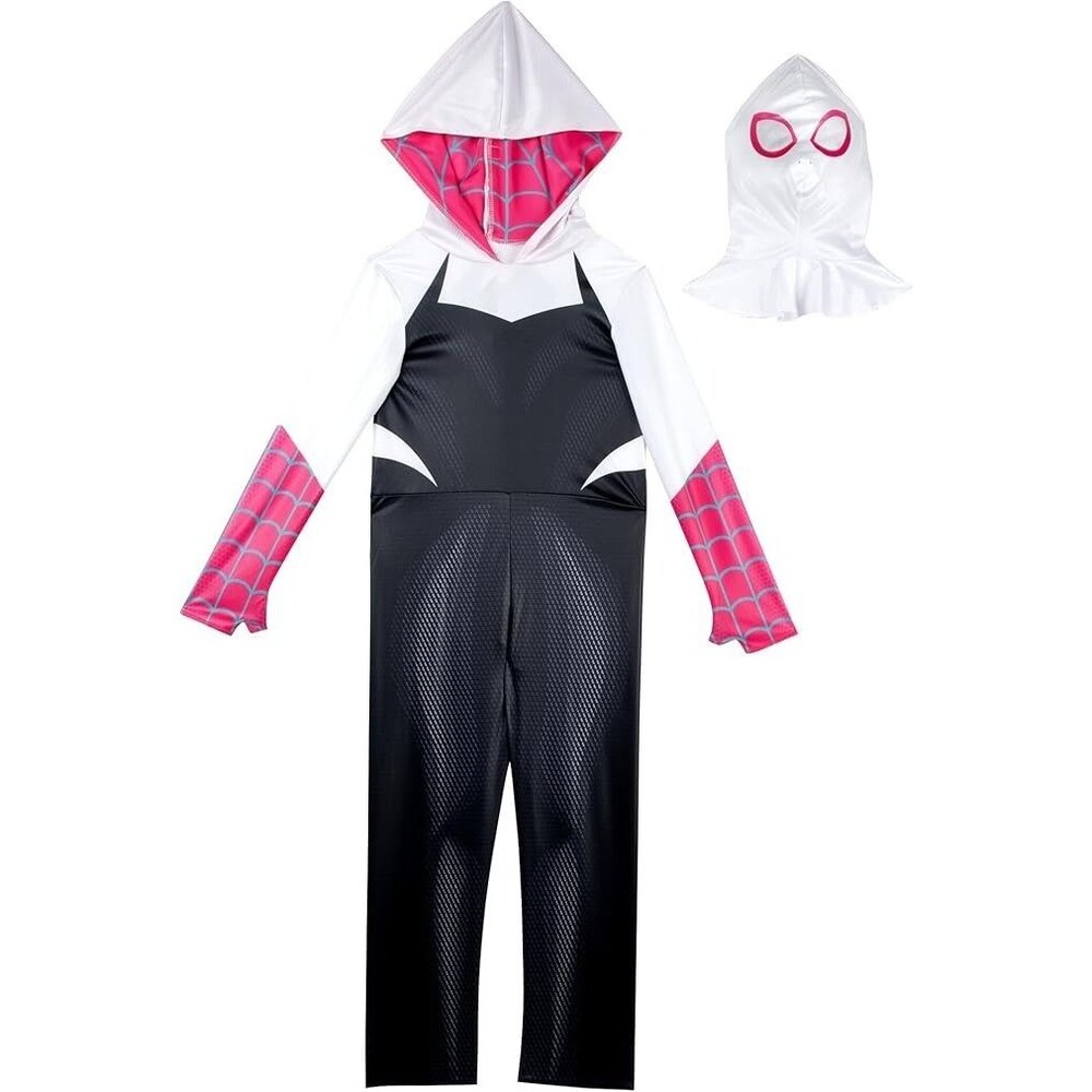 Jazwares MARVEL Spider-Gwen Official Youth Halloween Costume Child's M 7-8 Med - Picture 3 of 9